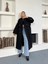 Kadın Kaşe Kuşaklı Pelerin Detay Extra Oversize Kaban / Trençkot 4