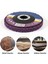 Mor 115 mm Parlatma Diski Döküm Metal Ahşap Yüzeyler Için Pas Boya Sökücü Flap Disk 3