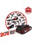 KAD21 20VOLT 4.0AH Li-Ion Krosspack 2 Adet Akü ve Akü Şarj Cihazı 3