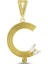 Altın Ç Harf Kolye Ucu - 14K 1