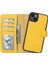 Buğz Apple iPhone 14 Plus Uyumlu Deri Cüzdanlı Kılıf Mwwn FL12 Sarı 1