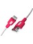 USB A-C Hızlı Şarj Kablosu (Beyaz + Beyaz/pembe Uç) (150 Cm) 3