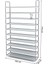 10 Katlı Ayakkabı Rafı, 100X29X175 Cm, Gri, LSR10G 2