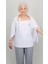 Cure Adaptif Kemoterapi Hasta Bakım Kıyafeti Beyaz 8
