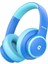 Gürültü Önleyici Ses Sınırlı 60 Saat Oynatma Süreli Çocuk Kulaklığı Mavi 2