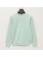 Erkek Uzun Kol Ince Sweatshirt - 180541 - Mint Yeşili 1
