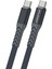 PBS411 65W Type-C To Type-C Hızlı Şarj ve Data Kablosu Notebook ve Macbook Uyumlu 1.2m Gri 1
