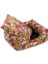 Pet Comfort Alpha Gül Desenli Köpek Yatağı M 80x65cm 8