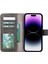 Buğz Apple iPhone 15 Pro Max Uyumlu Deri Cüzdanlı Kılıf Mwwn VS4EF Gri 2
