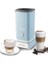 Cappucino 2878, Retro Elektrikli Süt Köpürtücü, Cappuccino ve Çikolata Için, 2 Dakikada Cappuccino Için Süt Köpüğü, 250 ml Kapasite, 500 W, Mavi 2