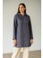 54010 Kapişonlu Önden Fermuarlı Kısa Ceket #10-25# 1
