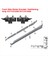 1paır Araç Ön Yan Keşa Braket 51777373355 51777373356 Bmw F52 118I 120I 125I 2017-2022 Kirder Konumlandırma Şeridi (Yurt Dışından) 2