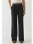 Kadın Viskon Karışımlı Straight Leg Pantolon Siyah 1