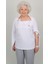 Cure Adaptif Kemoterapi Hasta Bakım Kıyafeti Beyaz 2