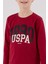 U.s. Polo Assn Uzun Kol Pijama Takım US2203-4 Bordo 3