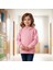 Woody Cord Çocuk Sweatshirt Kapüşonlu - Pembe - Düz 1