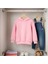 Woody Cord Çocuk Sweatshirt Kapüşonlu - Pembe - Düz 4