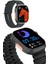 Buğz Ultra Akıllı Saat 49 mm Çift Kordonlu Arama Cevaplama Bluetooth Bağlantılı 3