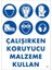 Koruyucu Malzeme Kullan Uyarı Levhası 25X35 Kod:49 1