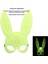 Karanlıkta Parlayan Fosforlu Tavşan Maskesi – Glow Bunny Masquerade Maske (32X22 Cm) 1