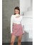 Iki Düğmeli Şort Etek Pembe H26414 1