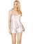 Pudra Saten Babydoll Şortlu Takım 2