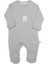 Style Natural Fermuarlı Bebe Tulum 15115 Gri 1