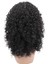 Siyah Yoğun Dalga Afro Dalga Tül Peruk 4