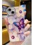 iPhone 13 Kılıf Renk Geçişli Taşlı Kamera Lens Korumalı Simli Butterfly Desenli Darbe Emici Kapak 1