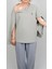 Cure Adaptif Kemoterapi Hasta Bakım Kıyafeti Açık Gri 2