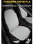 Lacasa Automotive Ergonomik,ortopedik,terletmez, Cepli, Kaymaz, Alkantara Oto Kılıf-Minder (7parça Set) 6