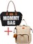 Mommy Bag Anne Çantası + Anne Bebek Bakım Sırt Çantası Seti 1