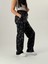 Tasarım Çiçek Baskı Kadın Baggy Pantolon COC1050 4