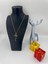 Gold Renk Fiyonk Model Çelik Kolye – Zarif ve Şık Tasarım (45–50 Cm) 1