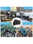 Motosiklet Örtüsü Su Geçirmez Tüm Sezon Toz Geçirmez Uv Koruyucu Açık Scooter 210D Aşınmaya Dayanıklı Motosiklet Örtüsü L (Yurt Dışından) 3