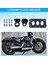 Siyah Motosiklet Yan Dağı Plaka Braketi Bobber Chopper Için Fit Harley Sportster Stop Lambası CB750 XS650 Kuyruk Lambası (Yurt Dışından) 4