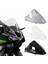 Motosiklet Cam Cam Rüzgar Deflektörü Sineklik Kawasaki Ninja ZX6R Zx-6r 2024 2025 Siyah (Yurt Dışından) 2