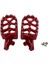 Footpeg Ayak Kazıklar Dayanağı Peda Suzukı RMZ250 Rmz 250 2007-2009 RMZ450 Rmz 450 2005-2007 Motosiklet Footrest Kırmızı (Yurt Dışından) 5