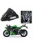 Motosiklet Ön Cam Ön Cam Bölme Rüzgar Deflector Kawasaki Zx-6r ZX6R Zx 6r 2023 2024 Siyah (Yurt Dışından) 5