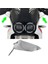 Gri Yan Cam Rüzgar Deflektörü Her Iki Tarafı Gövde Yan Cam Panel Motosiklet Ducati Çöl x Için (Yurt Dışından) 5