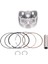 Motosiklet 62MM Piston 13MM Pin Yüzük Seti Kiti Meclisi Honda CG150 CGH150 ZJ150 Irbıs GS150 150CC (Yurt Dışından) 1