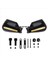 Çift Motosiklet El Muhafızları 7/8 Inç 22MM Gidon Handguard Kolu Koruyucu Bisiklet Fırça Rüzgar Guard (Siyah) (Yurt Dışından) 3