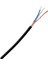 2549-00 Microphone Cable, Neglex | Black 1mt 4