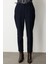 Beli Kemerli Dar Paça Pantolon Siyah 4