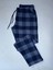 Erkek 2'li Kışlık Ekose Desenli Pazen Pamuklu Pijama Altı 4