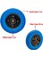El Arabası Yük Taşıma Mavi Tekeri Rulmanlı Patlamayan Poliüretan Teker Pu Dolma Tekerlek 350X70 mm 2