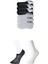 Siyah ve Beyaz Erkek Görünmez Çorap 6 çift 1