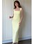 Sarı Askılı Maxi Elbise 4