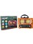 Büyük Boy Retro, Nostaljik, Ahşap Tasarım Bluetooth Hoparlörlü, Şarjlı, Taşınabilir FM/AM Destekli Radyo NS-6635 5