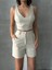 Şortlu Keten Takım S255014 4